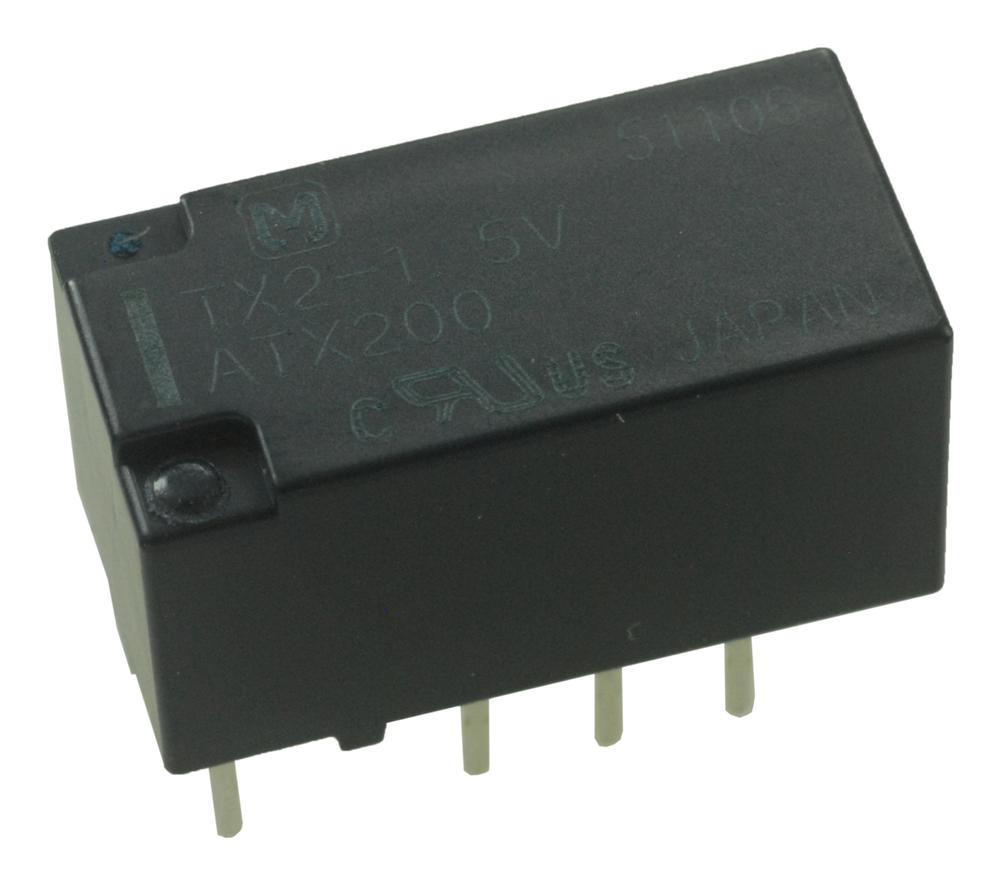 Panasonic Tx2-1.5V Signal Relay, Dpdt, 1.5Vdc, 2A, Th