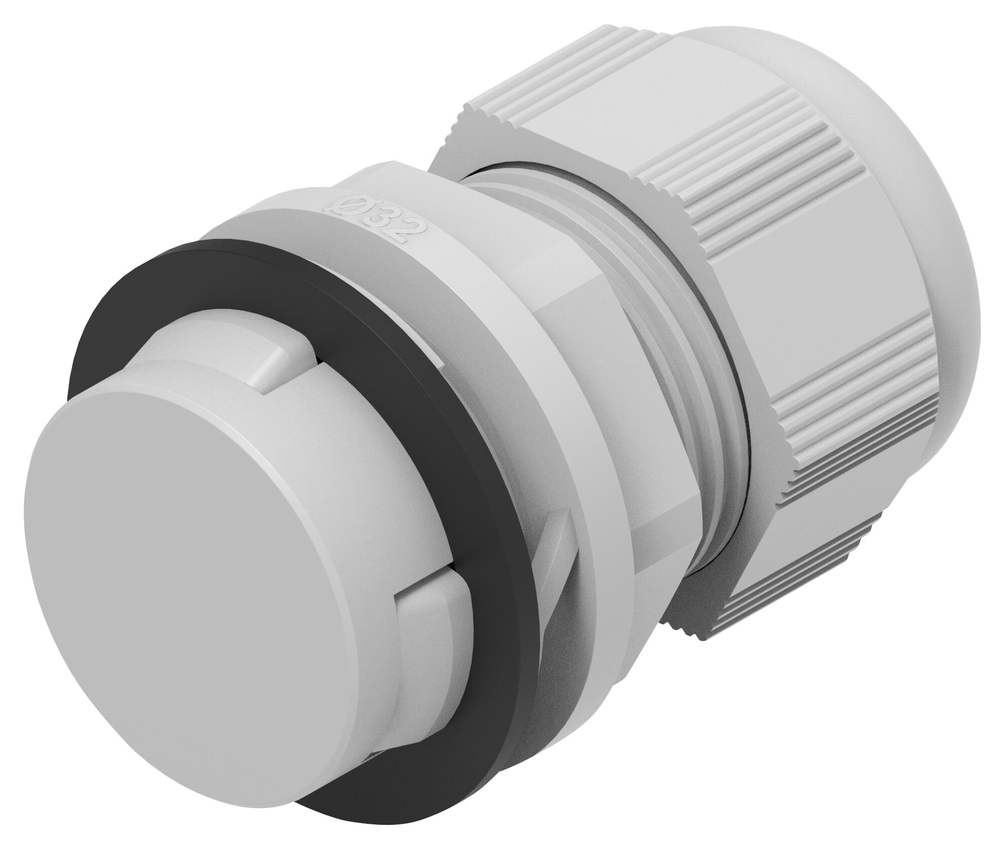 Entrelec TE Connectivity 1Sng622025R0000 Cable Gland, Nylon6, 17mm, Light Grey