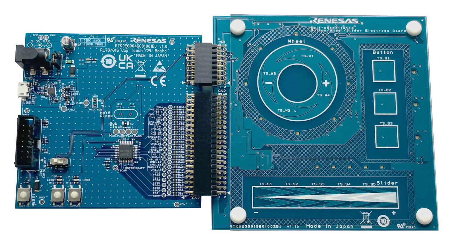 Renesas Rtk0Eg0047S01001Bj Capacitoracitive Touch Evaluation Kit, 16Bit