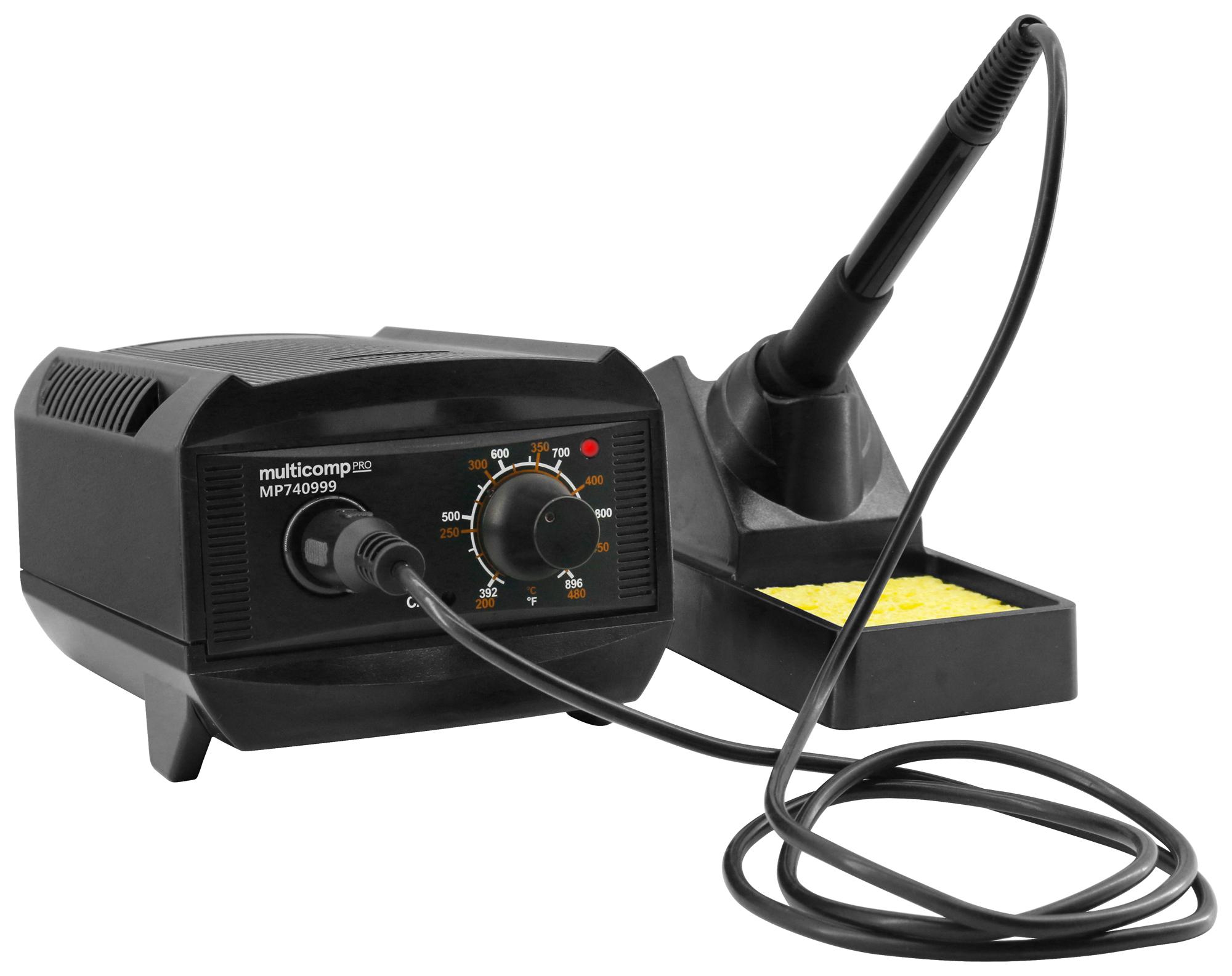 Multicomp Pro Mp740999 Uk Soldering Station, 60W, 480Deg C, Uk