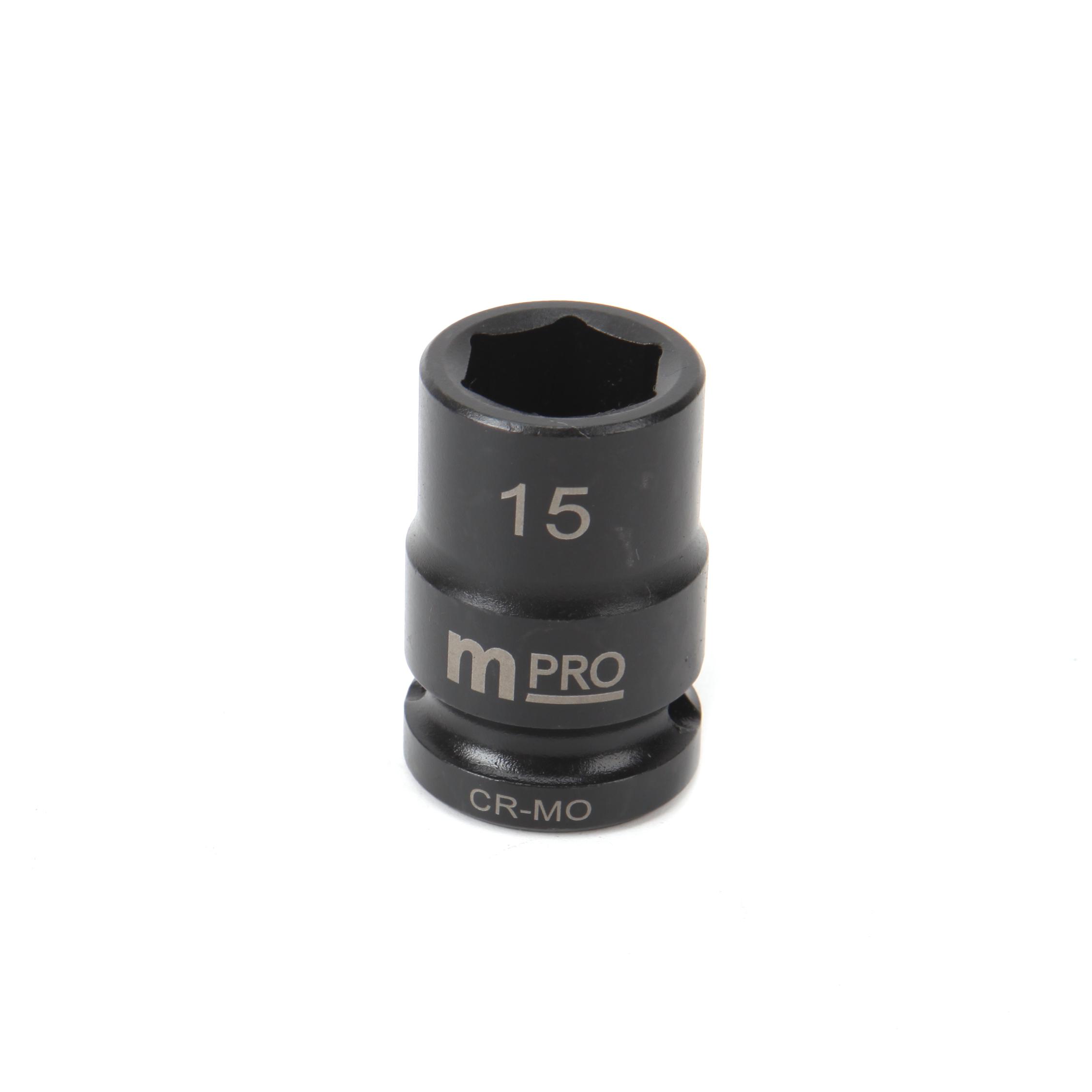 Multicomp Pro Mp12-Crmo15 Impact Socket, 15mm, Drive, Cr-Mo