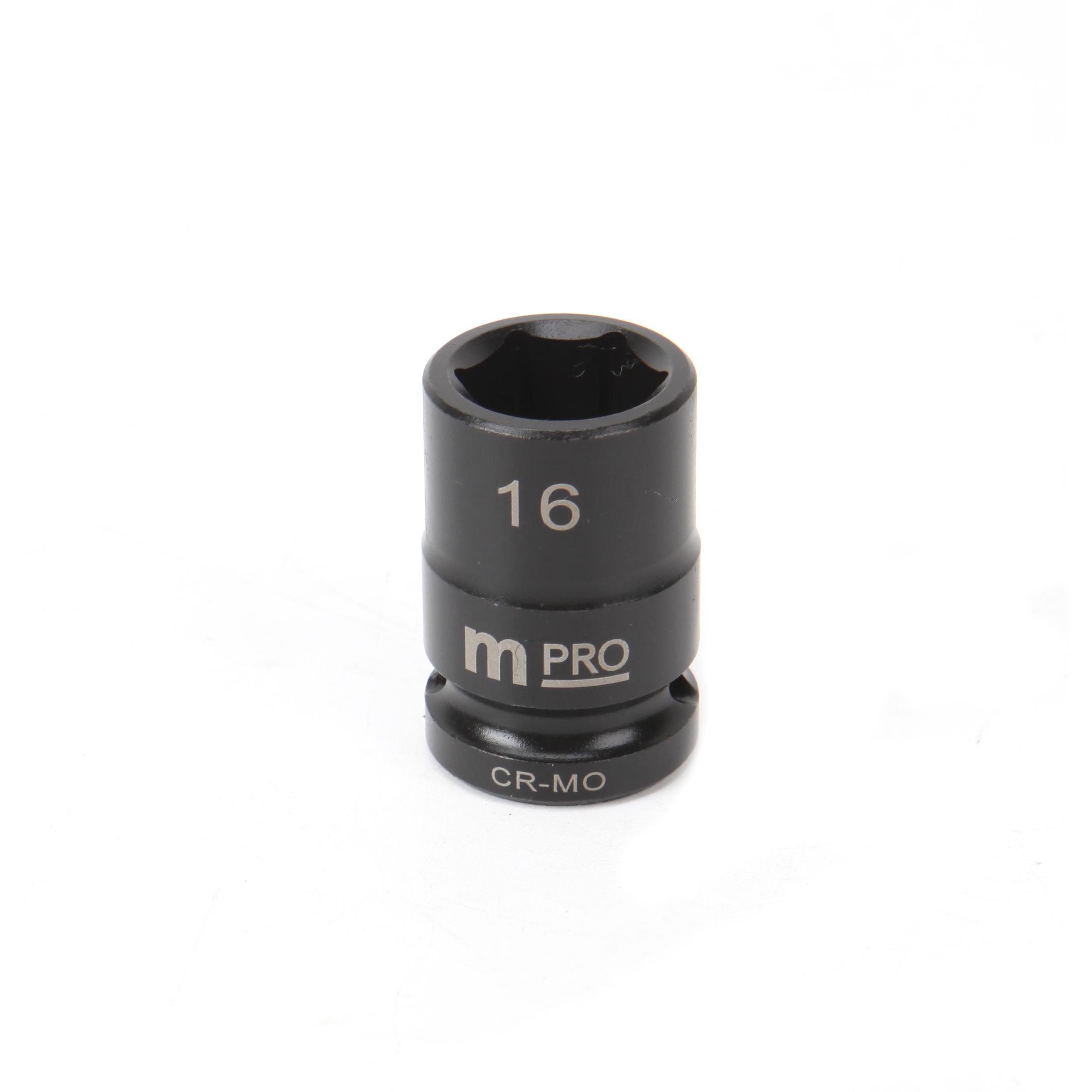 Multicomp Pro Mp12-Crmo16 Impact Socket, 16mm, Drive, Cr-Mo