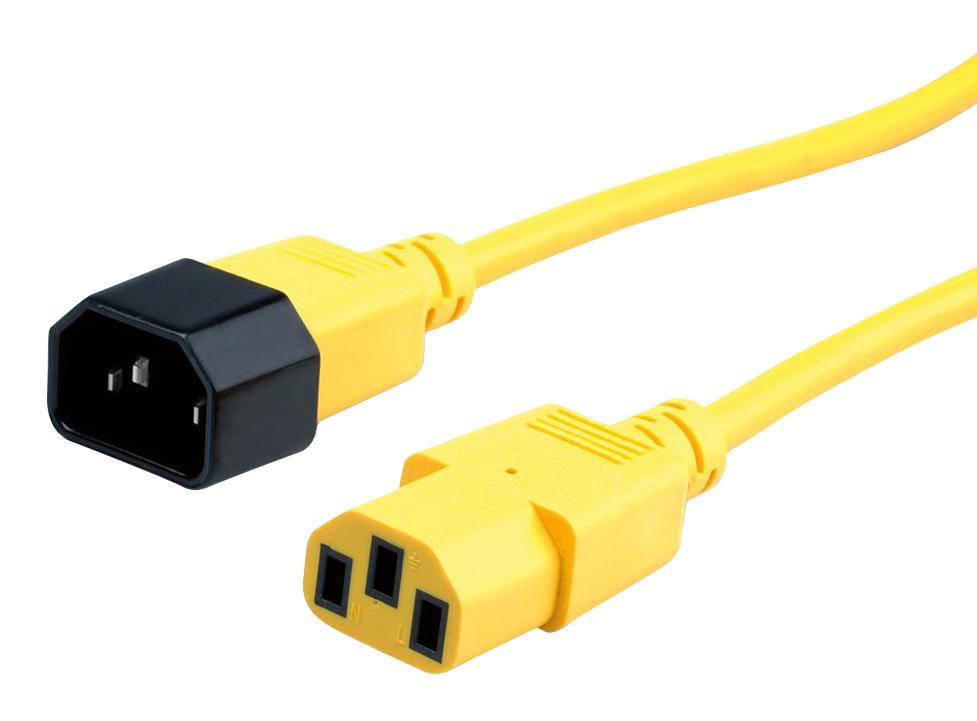 Roline 19.08.1521 Powr Cord, Iec 320 C14 Pl-C13 Recp/5.9Ft