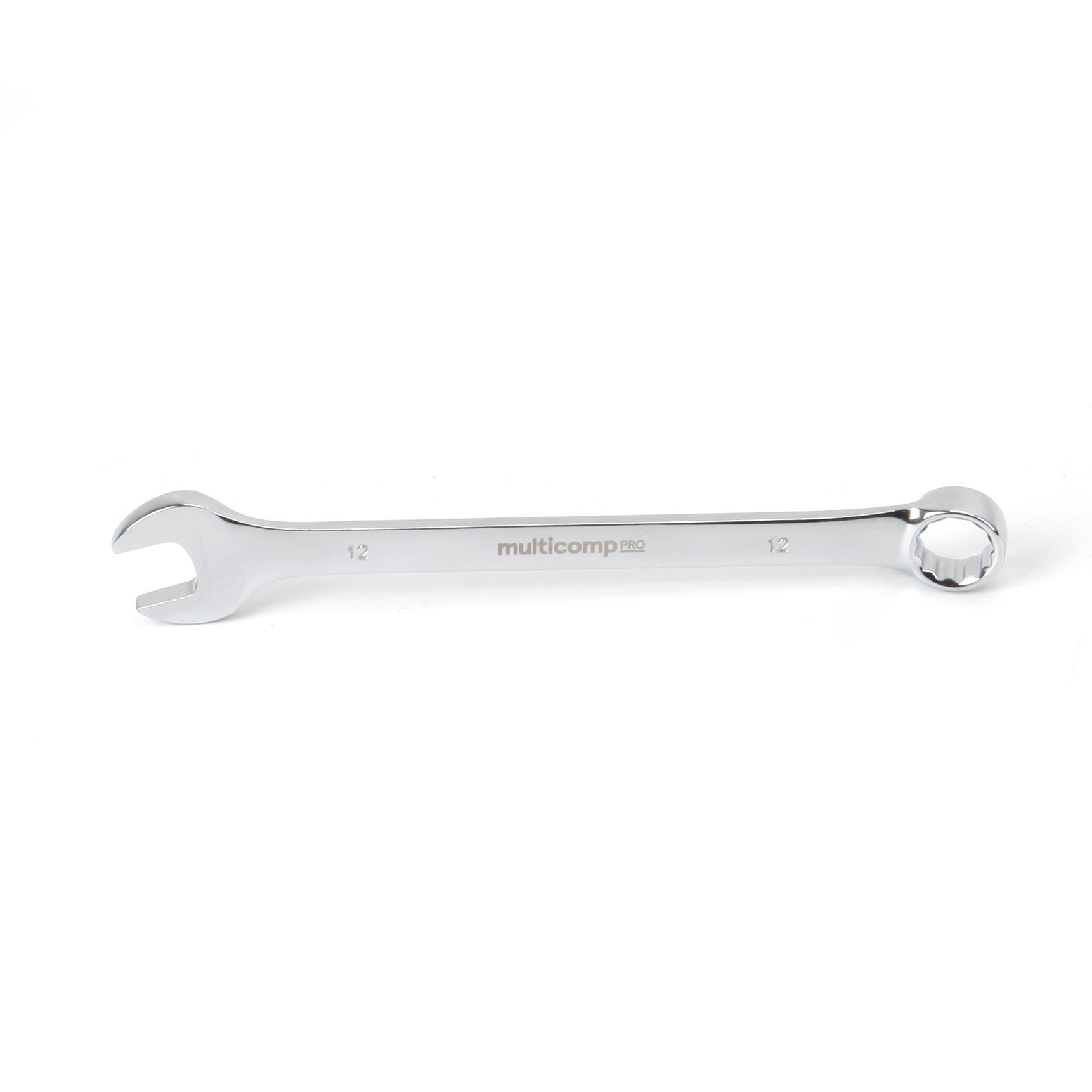 Multicomp Pro Mp-Cw12mm Combination Wrench, 12mm,chrome Vanadium