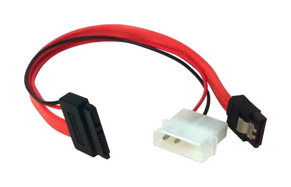 L-Com Cassa-8 Cable Assy, Slimsata/pwr Connector, 203.2mm