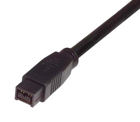 L-Com Csm94Bb-3M Cable Assy, Ieee 1394B Plug-Plug, 9.8'