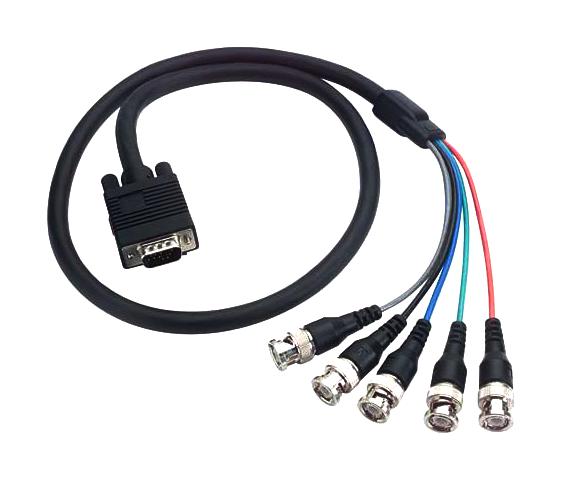 L-Com Ctl5Cat-3B Cable, Hd15 Plug-Bnc Plug, 0.91M