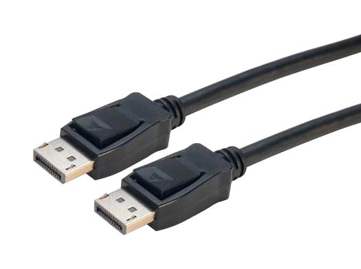 L-Com Dpcammsb-0.5 Cable Assy, Displayport Plug-Plug, 19.7