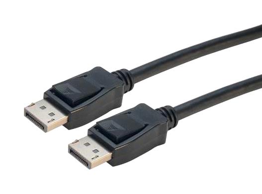 L-Com Dpcammsb-1 Cable Assy, Displayport Plug-Plug, 3.3'