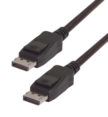 L-Com Dpcazmm-2 Cable Assy, Displayport Plug-Plug, 6.6'