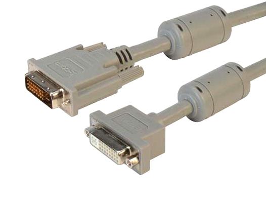 L-Com Pmdvi-Ddlmf-3 Cable Assy, Dvi-D Plug-Dvi-I Rcpt, 0.9M