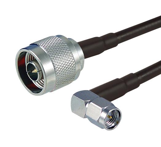 L-Com Ca-Smrnma004 Cable Assy, N Plug-Sma R/a Plug, 4'