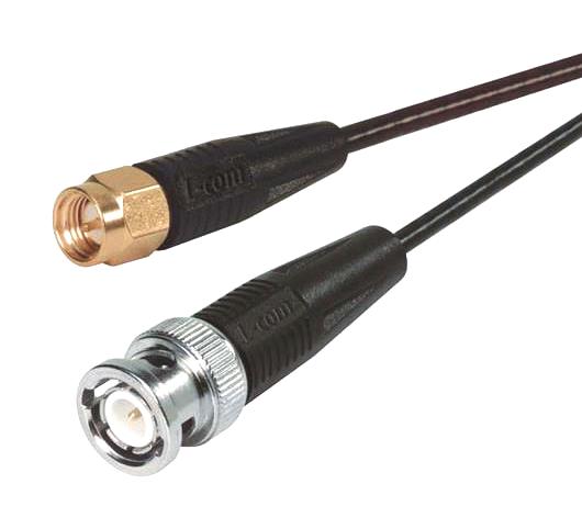 L-Com Cc174Sb-1 Cbl Assy, Bnc Plug-Sma Plug, 304.8mm