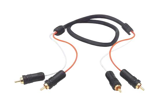 L-Com Ccr2mm-25 Cable Assy, 2X Rca Phono Plug-Plug, 25'