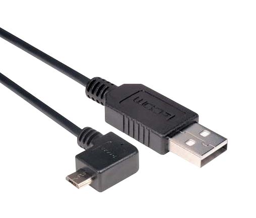 L-Com Caa-90Lmicb-05M Usb Cable, A Plug-Micro B R/a Plug/19.7