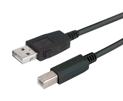 L-Com Caualb-03M Usb Cable, 2.0 A Plug-B Plug, 11.8