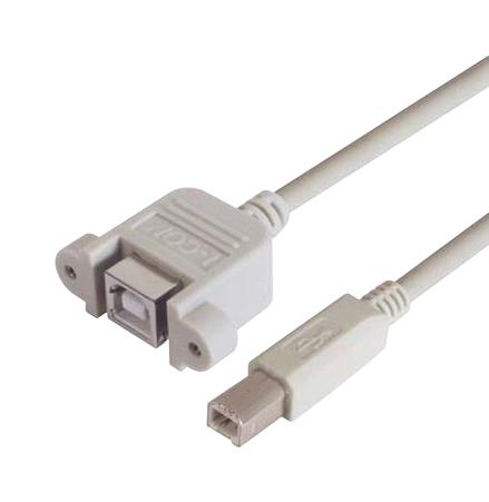 L-Com Upmbb-5M Cable Assy, 2.0, B Plug-B Rcpt, 16.4'