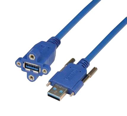 L-Com Upmvisaa30-03M Usb Cable, 3.0 A Plug-A Rcpt, 11.8