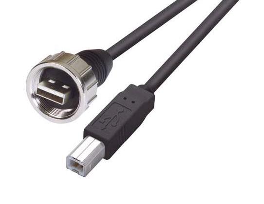 L-Com Wpusbabsh-5M Usb Cable, 2.0 A Plug-B Plug, 16.4'