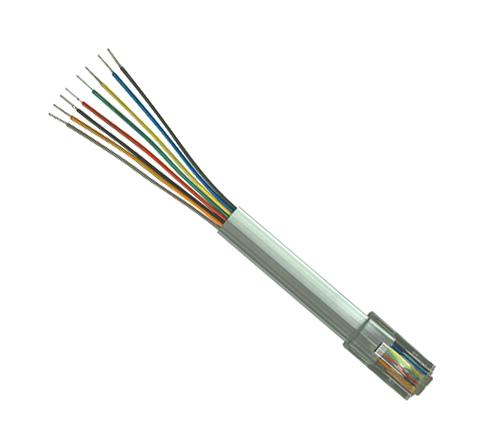 L-Com Tdc005-10 Enet Cord, Rj45 Plug-Free End, 3.05M