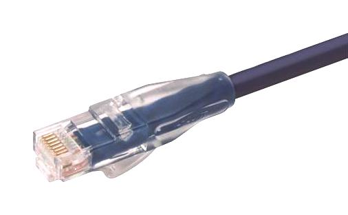 L-Com Trd695Bl-3 Enet Cord, Cat6, Rj45 Plug-Plug, 3Ft