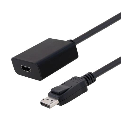 L-Com Dp-Hd-Cbl Adapter, Dp Plug-Hdmi Rcpt, Cable