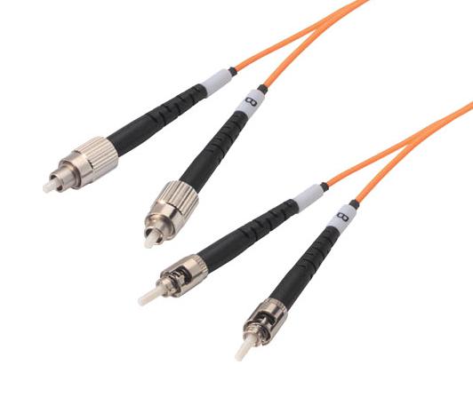 L-Com Fodfc50-St-01 Fo Cable, Fc-St Duplex, Om2, 3.3'