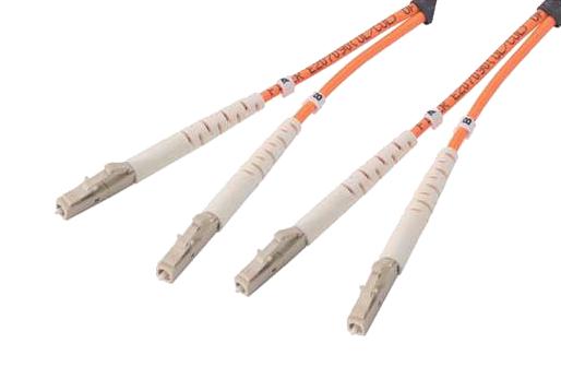 L-Com Fodlc50-01 Fo Cable, Lc-Lc Duplex, Om2, 3.3'