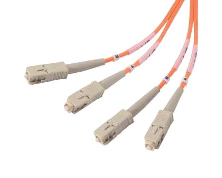 L-Com Fodsc50-05 Fo Cable, Sc-Sc Duplex, Om2, 16.4'