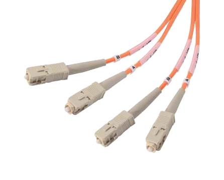 L-Com Fodsc50-10 Fo Cable, Sc-Sc Duplex, Om2, 32.8'