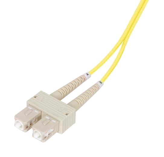 L-Com Fodsc-Yl-01 Fo Cable, Sc-Sc Duplex, Om1, 3.3'