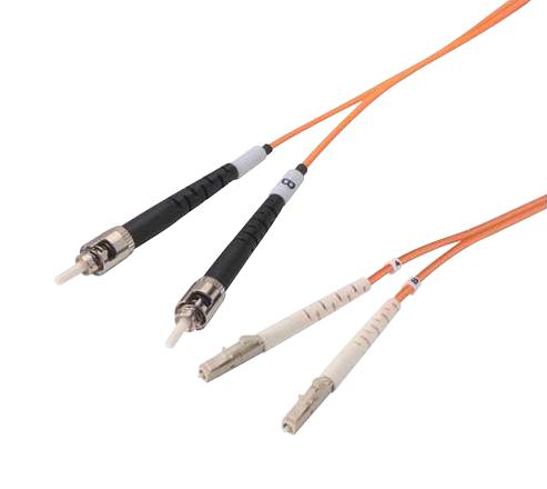 L-Com Fodst50-Lc-02 Fo Cable, St-Lc Duplex, Om2, 6.6'