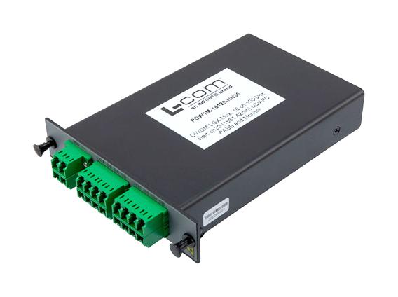 L-Com Pdw1M-16120-Nn36 Fo Mux/demux, 16-Ch, 1564.68Nm, 45Db