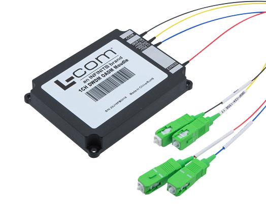 L-Com Pdw1R-01132-Nn5N Fo Mux/demux, 1-Ch, 40Db