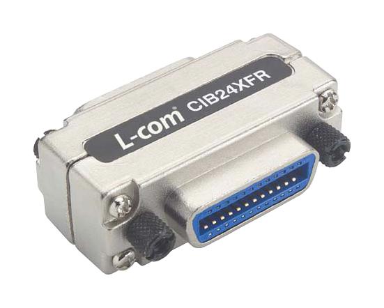 L-Com Cib24Xfr D Sub Adapter, Plug/rcpt, 24Pos