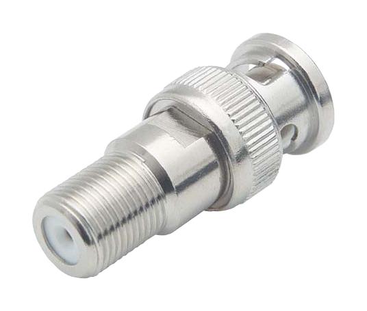 L-Com Ba125 Rf Adapter, F Jack-Bnc Plug, 50 Ohm