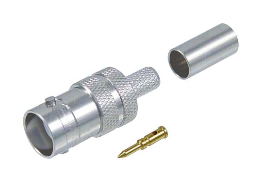 L-Com Arbj-1700 Rf Coax Connector, Bnc Rp Jack