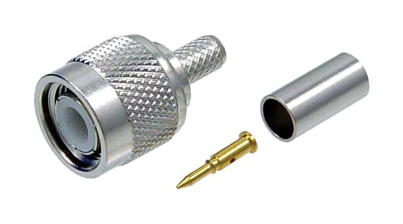 L-Com Atm-1204 Rf Coax Connector, Tnc Plug, 50 Ohm