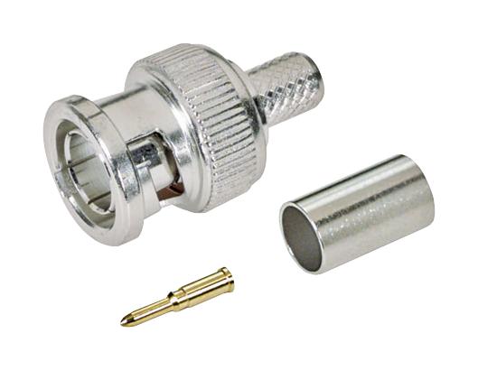 L-Com Bac027 Rf Coax Connector, Bnc Plug, 75 Ohm