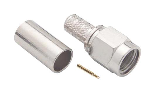 L-Com Bac03 Rf Coax Connector, Sma Plug, 50 Ohm, Cable