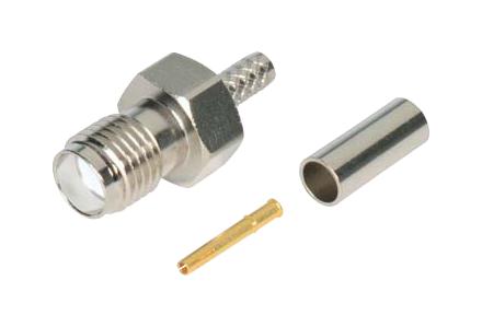 L-Com Bac05A Rf Coax Connector, Sma Jack, 50 Ohm, Cable