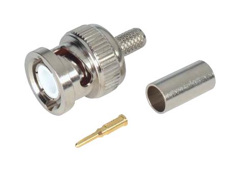 L-Com Bac836A-58 Rf Coax Connector, Bnc Plug, Cable, 50 Ohm