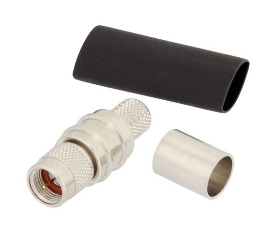 L-Com Ez-400-Fm-75-Lc Rf Coax Connector, F Plug, 75Ohm, Cable