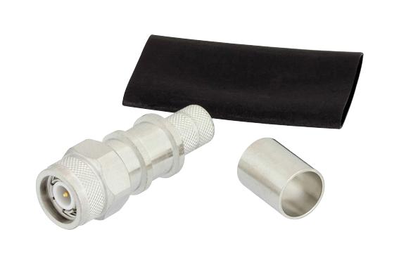 L-Com Ez-400-Tm-X-Lc Rf Coax Connector, Tnc Plug, 50 Ohm, Cable