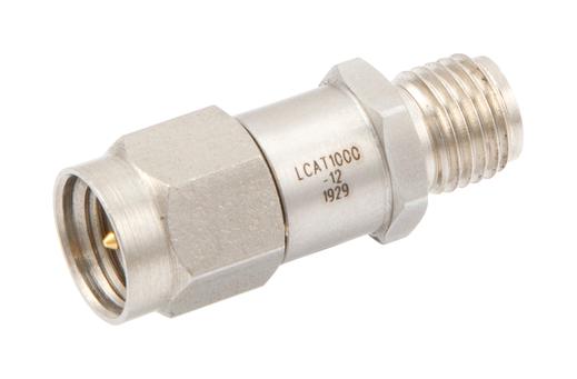 L-Com Lcat1000-12 Rf Fixed Attenuator, Sma Plug-Jack, 2W