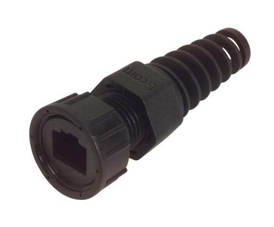 L-Com Wprj-Lsr Strain Relief, Rj45 Plug, Nylon, Blk