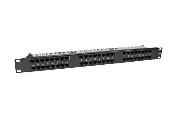 L-Com Dcp110C6-48 Patch Panel, Rj45, 1U, 48 Port, Cat6