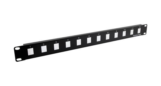 L-Com Pr175-12Ks Patch Panel, 12 Port, 1U