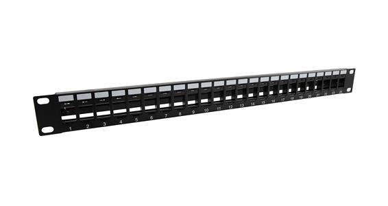 L-Com Pr175-24Ks-Cm Patch Panel, 24 Port, 1U