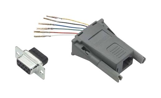 L-Com Rec096F Adapter, Db9 Rcpt-Rj12 Jack, Panel